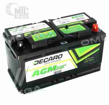 Аккумуляторы Аккумулятор Decaro 6СТ-105 Азе R  AGM Start-Stop EN950 А 394x175x190мм